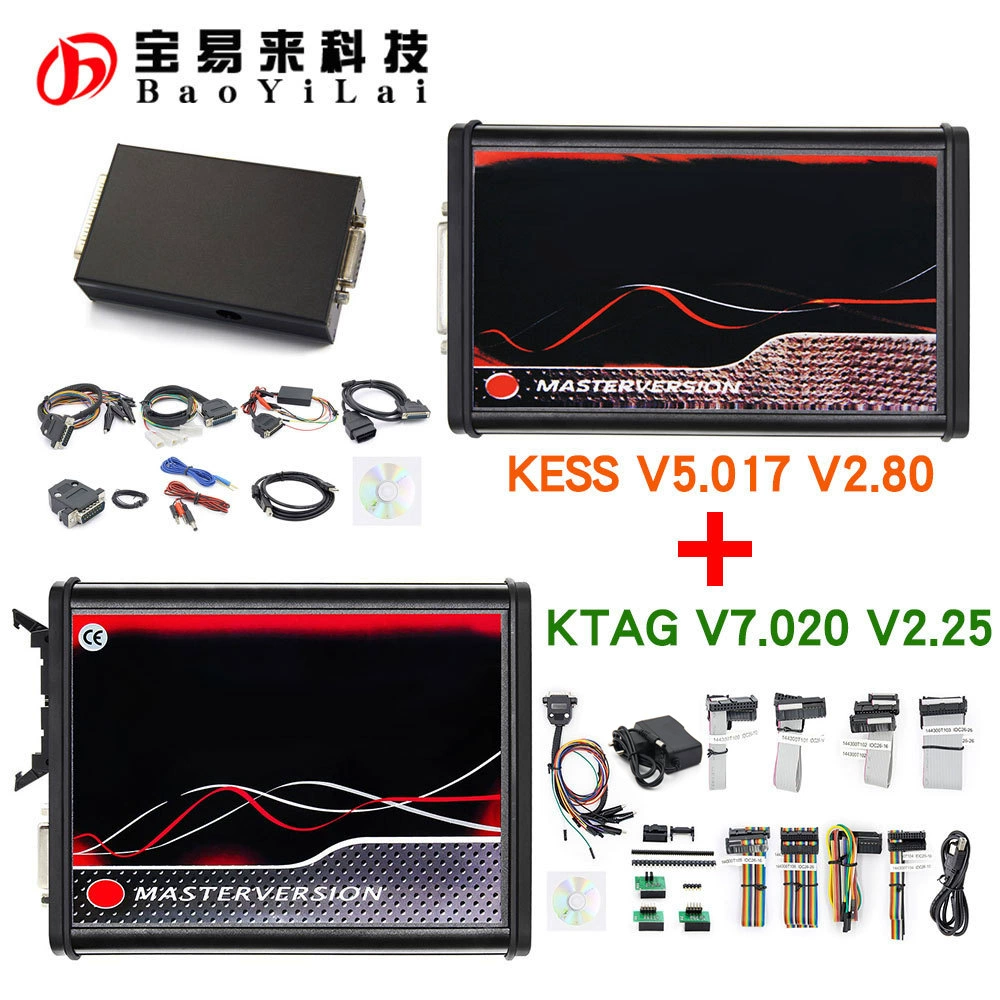 KESS V5.017 V2.8 KTAG V7.020 V2.25 2in1 K-Suite Red PCB Euro Edition