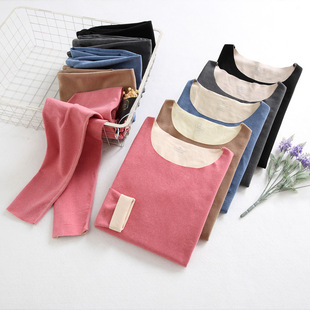 Demi-season keep warm set, two-color thermal underwear, 2021 collection