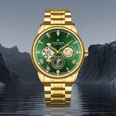 Live Streaming Fashion Men's Automatic Mechanical Business Night Light Waterproof Wristwatch High-End Watch Wholesale