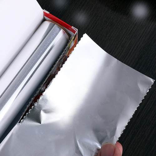 Tin foil boxed household food-grade aluminum foil baking barbecue air fryer special thickened commercial tin foil sheet oil paper