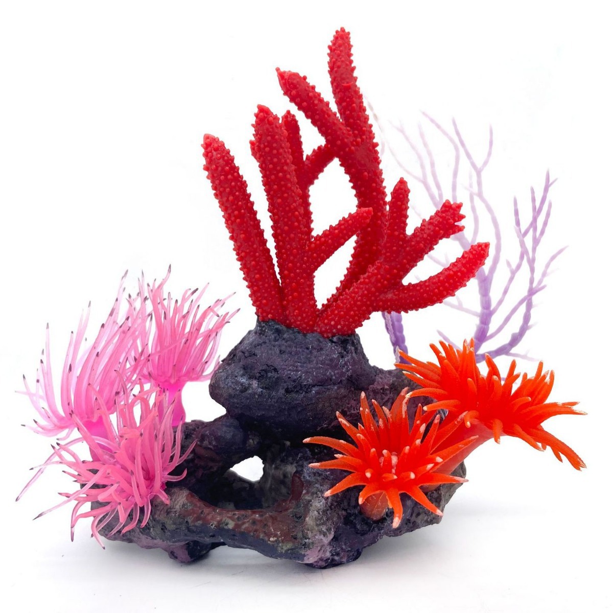 Tanque de peces de coral artificial paisaje lámpara de queroseno Casa Refugio falso árbol de coral tanque de peces decoración del paisaje tanque de agua de mar paisaje