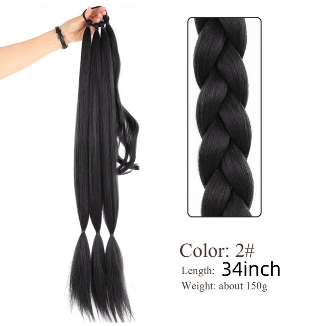 Europea y Americana peluca trenza DIY Twist trenza bobinado Twist trenza Cola de Caballo de comercio exterior nuevo producto Cola de Caballo de 34 pulgadas