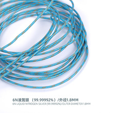 6N液氮金银钯织布DIY 过机线 转换线 延长线 对录线 耳机升级线