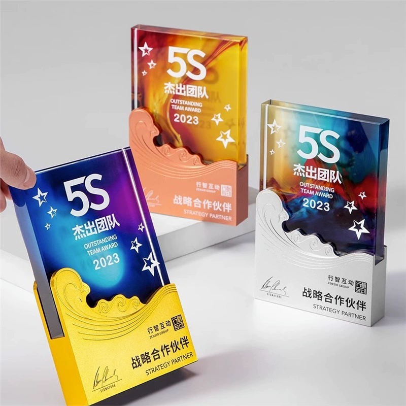 Metal creative children's commemorative glass souvenir