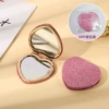Pink (heart-shaped, gold inner frame)