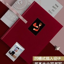拍立得相册情侣相册3寸照片收纳册mini12可写字插页相册