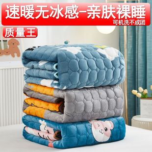 Flannel mattress mattress double bed can be used on both sides of the student bed bedding machine to wash non-slip deformation