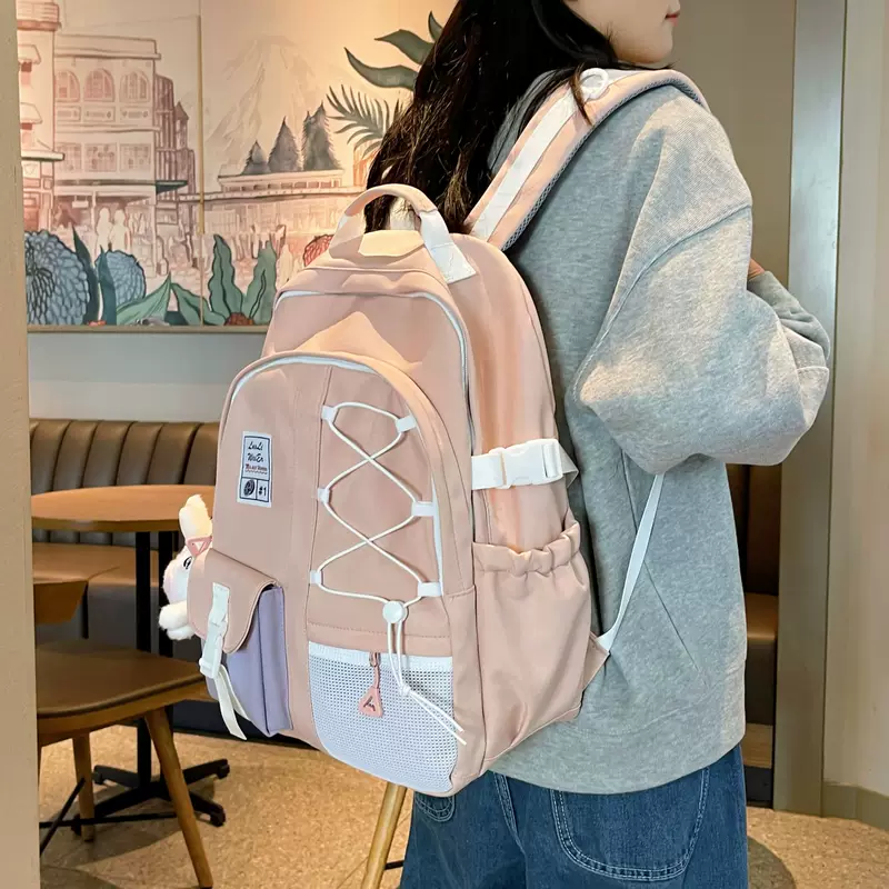 Школьный рюкзак, вместительный backpack, сумка через плечо для путешествий, 2023, осень, тренд сезона, для подростков, для учащихся