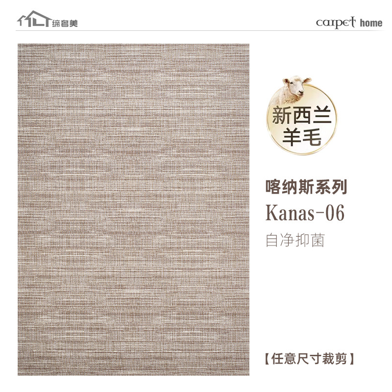 Fábrica de fuente de lana alfombra doméstica sala de estar sofá mesa de té mantas antisucias fáciles de cuidar mantas de cama personalizadas