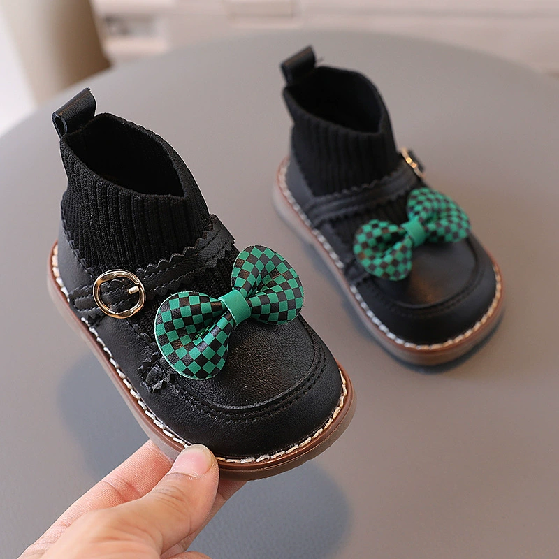 Fleece low boots for early age, shoes, footwear girl's for princess for leather shoes, soft sole, 0-2 years