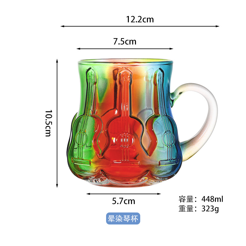 Taza de café Painted Book Mug de estilo explosivo transfronterizo, borosilicato pintado artificialmente, taza de libros novedosos, taza