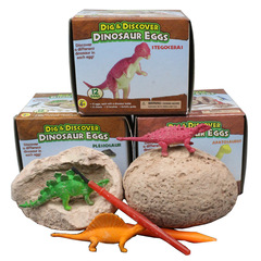 Cross-border dinosaur egg fossil archaeology excavation children DIY creative discovery dinosaur blind box educational and intelligent toy
