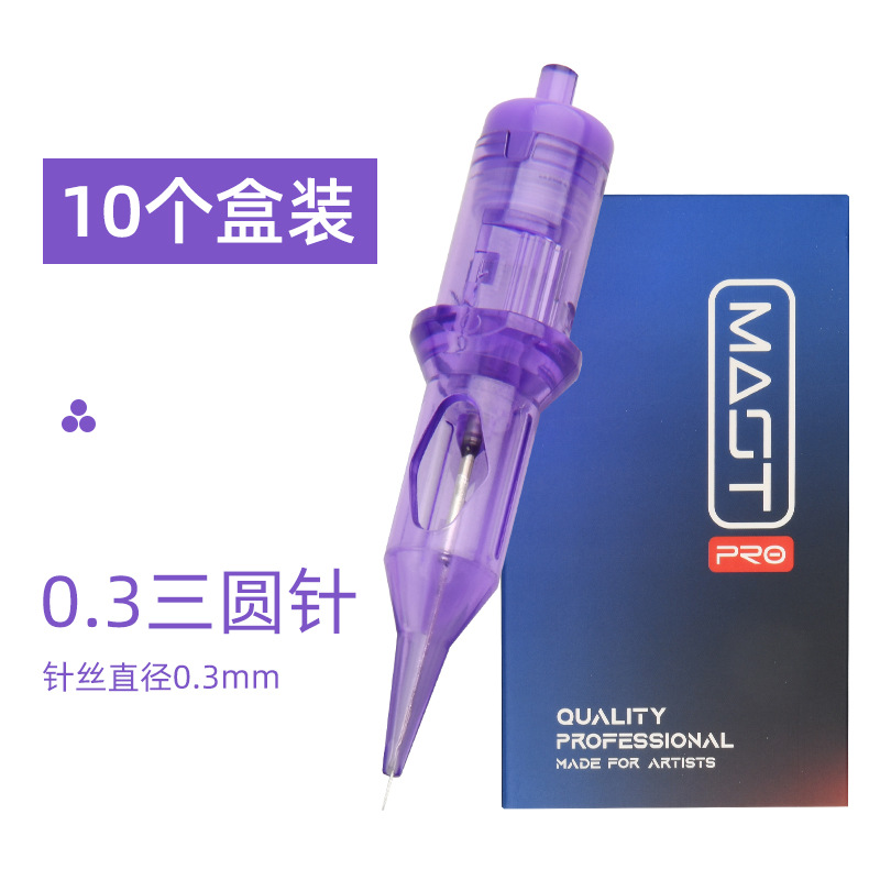0.3 caja redonda de tres agujas (diez)