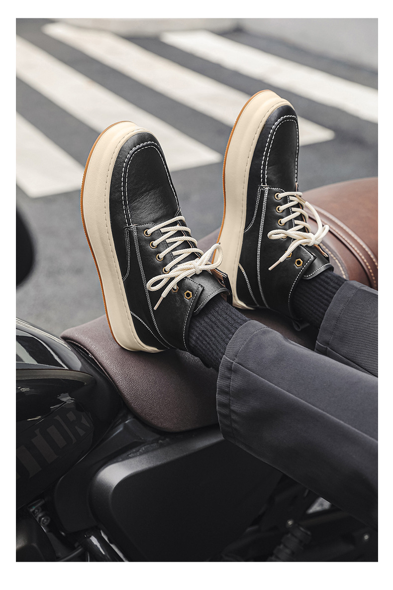 Herren Chukka Boots Aus Echtleder Atmungsaktive Mid Top Freizeitschuhe_voghion.com