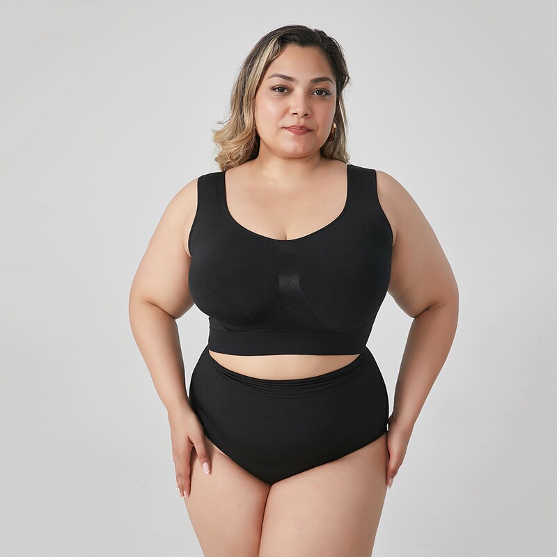 Customized Skims Same Style Large Size Seamless Bra Full Cup Sports Bra Cross-Border Fat mm Breathable Yoga Vest Customized Skims Same Style Large Size Seamless Bra Full Cup Sports Bra Cross-Border Fat mm Breathable Yoga Vest