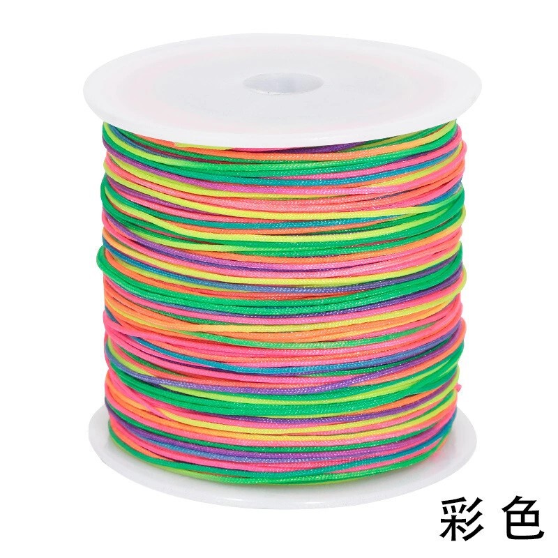 工場直販 No.72 翡翠ライン 0.8mm DIY 手織りロープ 転送ビーズ リングライン ブレスレット ビーズロープ|undefined