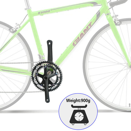 Road bike integrated crankset and folding bike hollow crank set 39-50T modified single disc and double disc 152mm