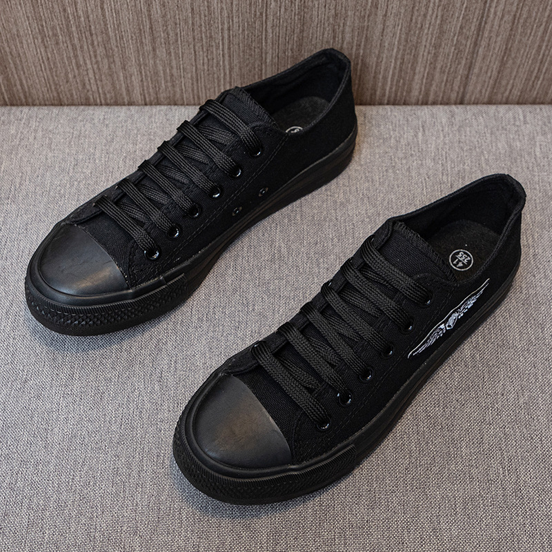 Scarpe di tela di nuovo stile da uomo S basse alla moda coreane con fondo morbido amanti singoli casual tutte le partite alla moda_voghion.com