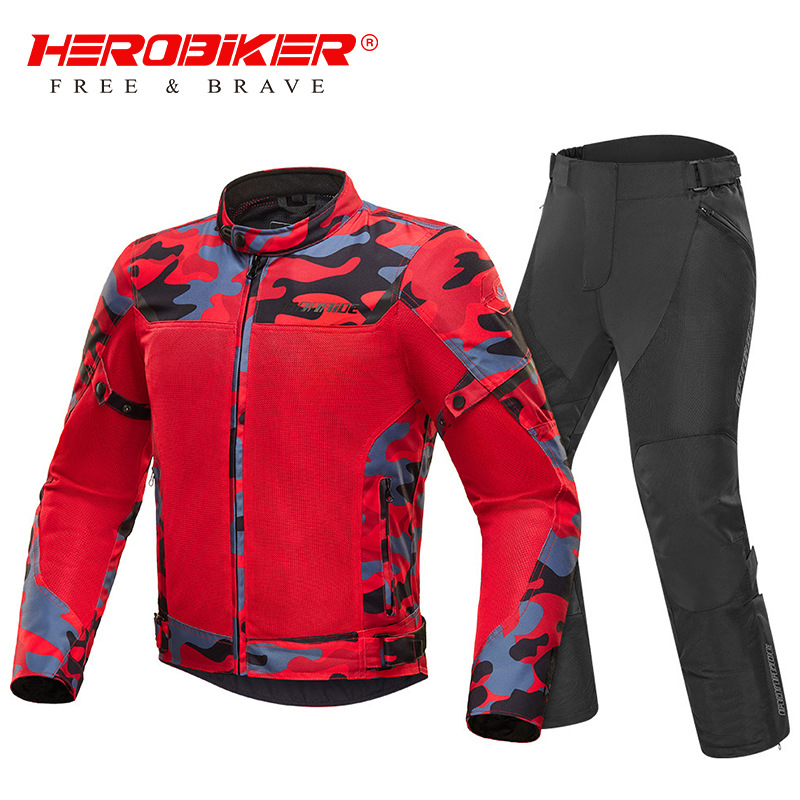 Cycling Clothing Motorcycle Summer Breathable Off-Road Mesh Long-Sleeved Racing Suit Waterproof Motorcycle Top Rally Suit