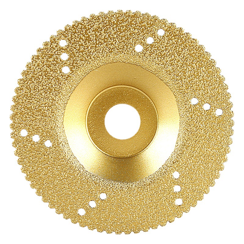 Pieza de corte de diamante mármol soldadura tazón pieza de molienda cuarzo piedra cerámica azulejo ribete ángulo amoladora Placa de molienda rebanada seca