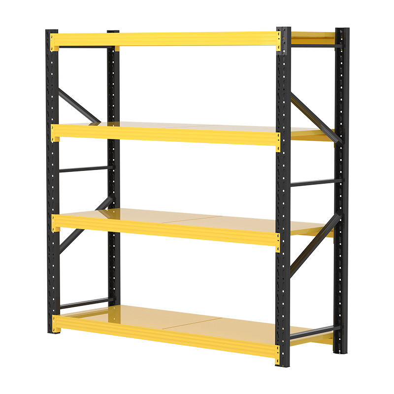 黒黄色倉庫棚棚棚多層倉庫棚宅配棚倉庫鉄棚家庭用収納棚