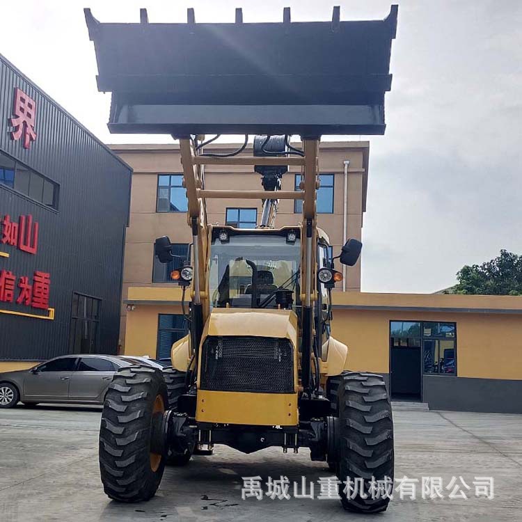 四轮转向两头忙装载机 工程用装载挖掘机 两头忙厂家直供