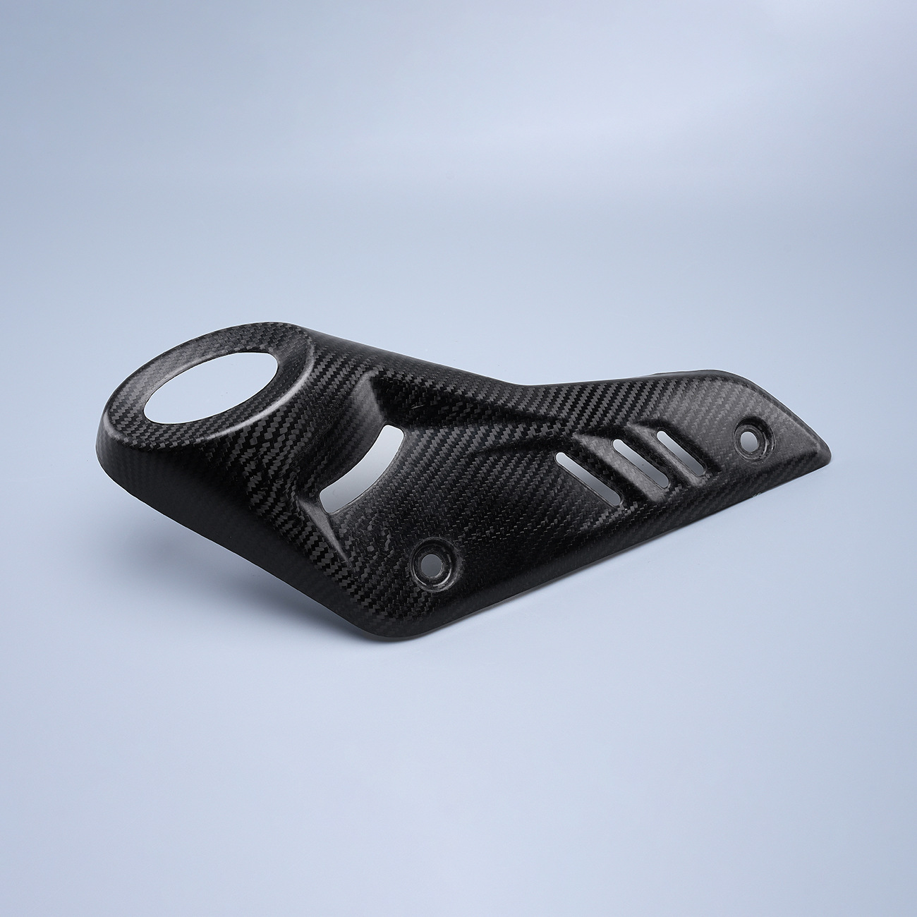Kaiyue 450Rr Carbon Fiber Motorcycle Exhaust Pipe Cover Heat Insulation Board Anti-Scalding Protective Shell Tail Section Modification Parts
