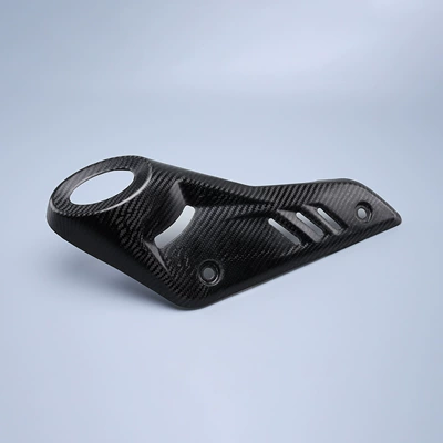 Kaiyue 450Rr Carbon Fiber Motorcycle Exhaust Pipe Cover Heat Insulation Board Anti-Scalding Protective Shell Tail Section Modification Parts (Motorcycle exhaust pipe) - exhaust-header-cover-for-kymco-450rr-carbon-fiber