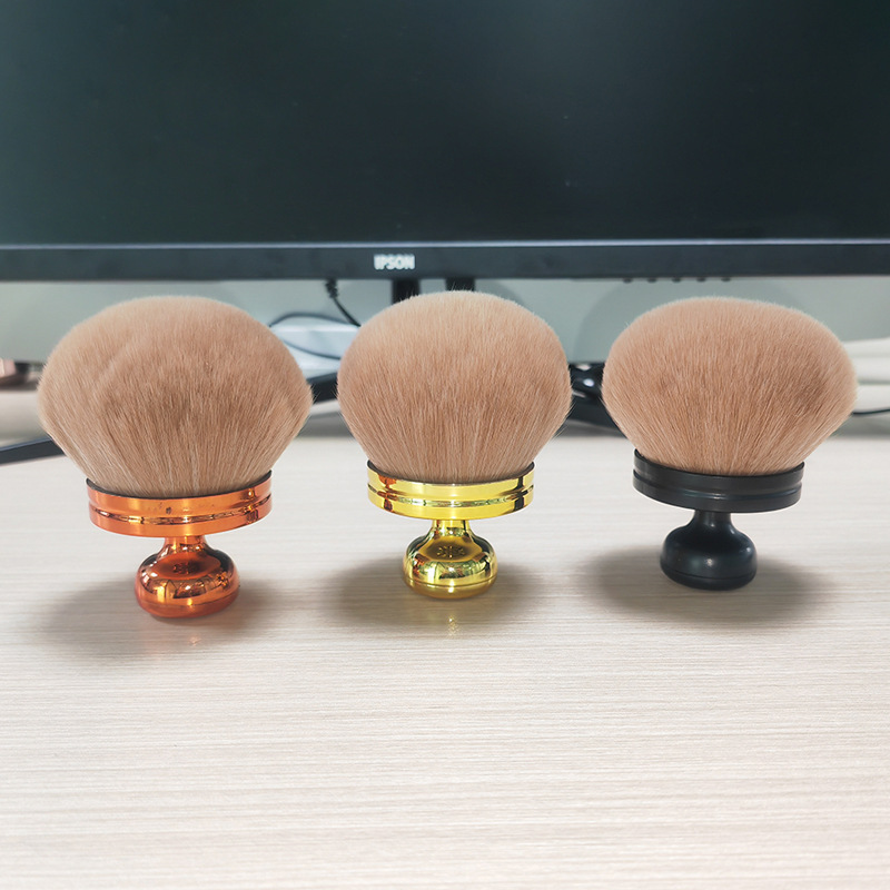 Sello transfronterizo cepillo de maquillaje de cabeza de hongo flojo gran cepillo de tinta a granel blush cepillo multifuncional cepillo de cuerpo de cuello