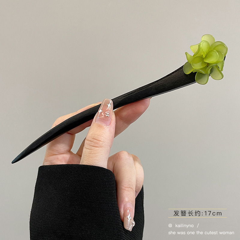 新しい中国風の古代スタイルのヘアピン女性のためのマグノリアの花のヘアピンタッセルステップロッカー 2025 新しい中国風のチャイナドレスのヘアピン頭飾り|undefined