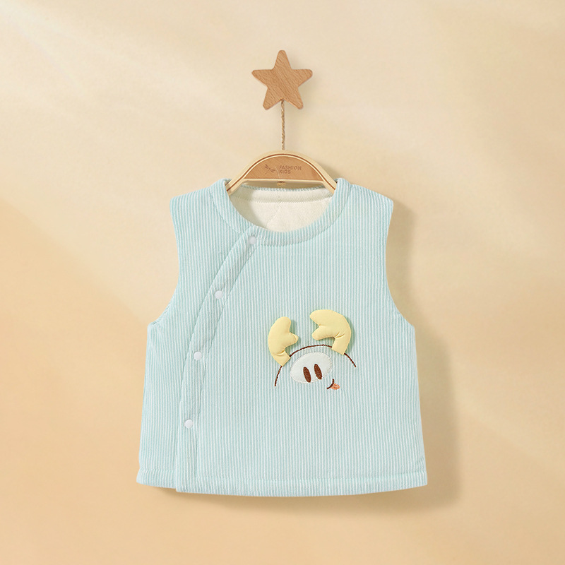 Baby chaleco de invierno y otoño niños chaleco de algodón caliente para niños chaleco de invierno para niñas grueso chaleco de hombro para bebés
