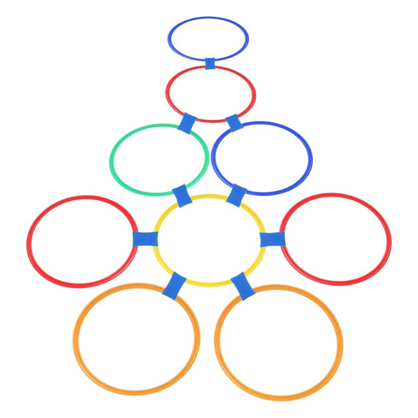 Детский сад hopscotch круг детская система чувств тренировка прыжок круг спортивная игра на открытом воздухе домашняя физическая решетчатая игрушка