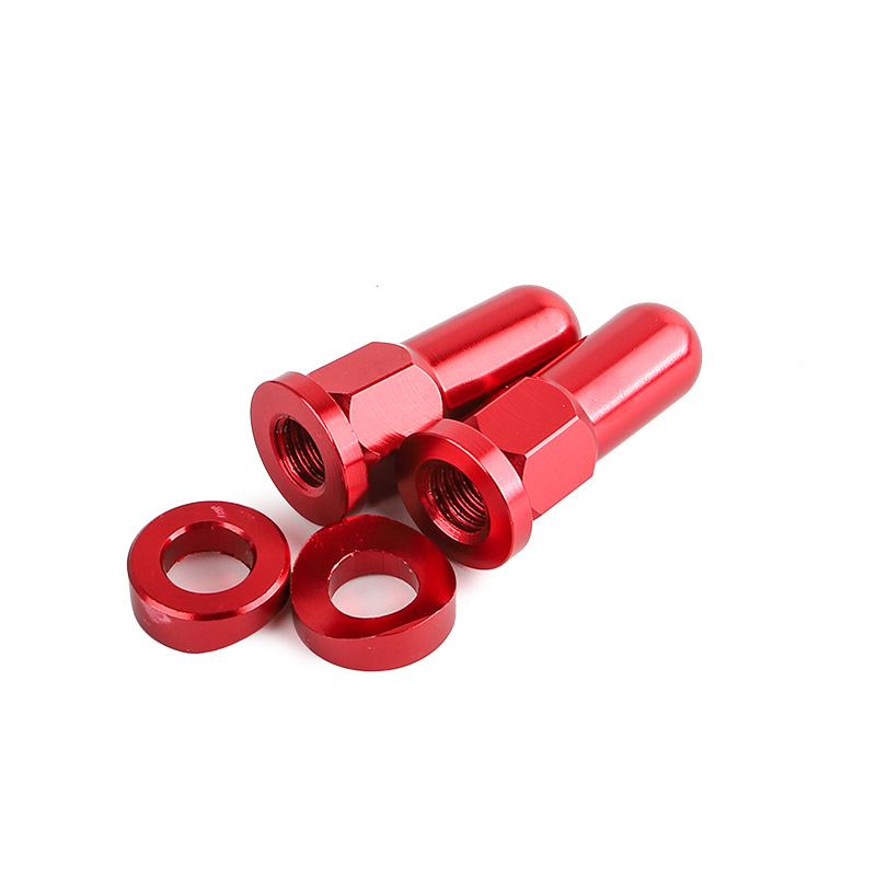 빨간색 림 잠금 너트