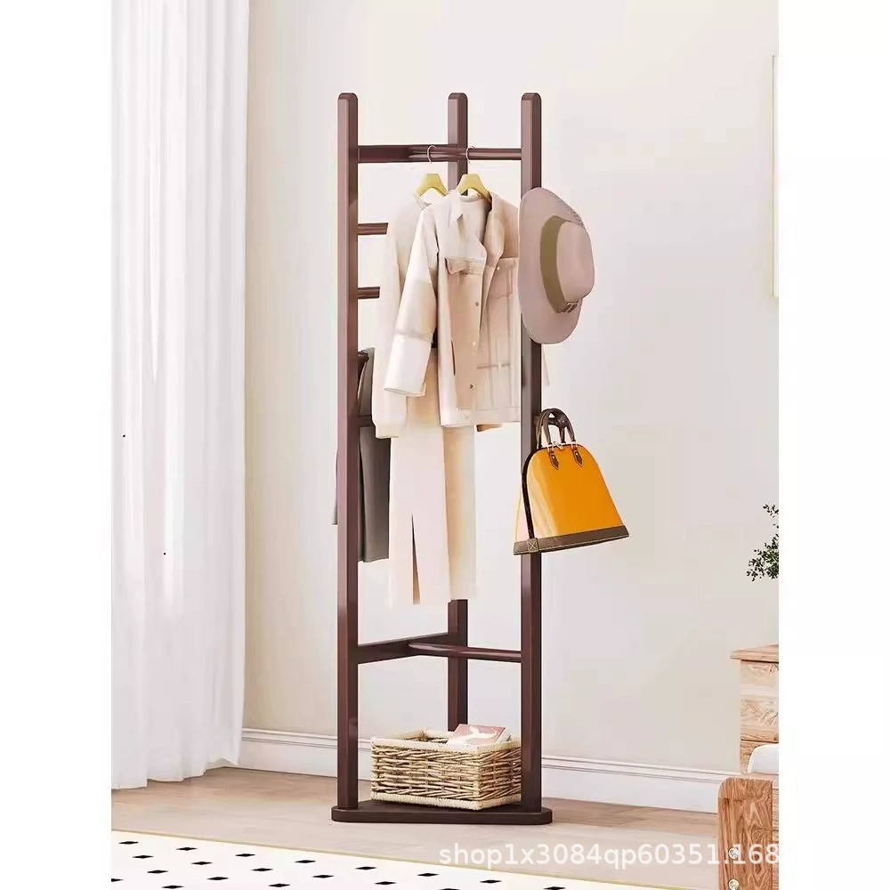 Вешалка для вешалки на пол для спальни дома держатель для хранения одежды рядом с кроватью