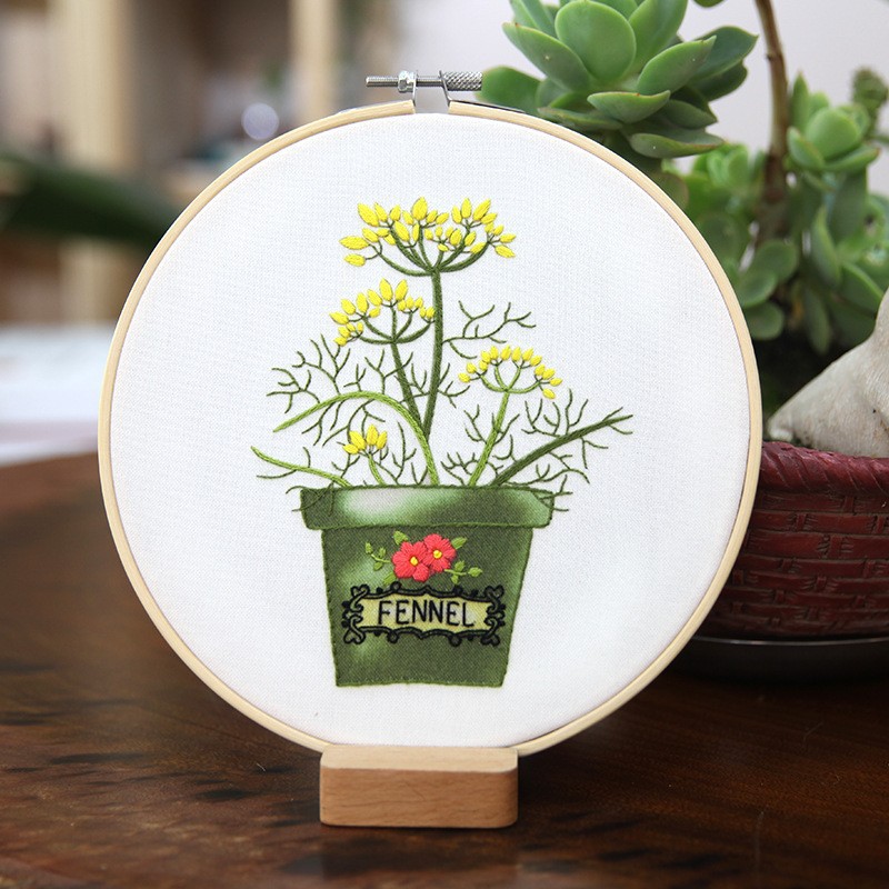 Bordado material de bricolaje paquete Lu bordado hecho a mano tela creativa decoración de estilo europeo flor tridimensional novicio costura colgante pintura