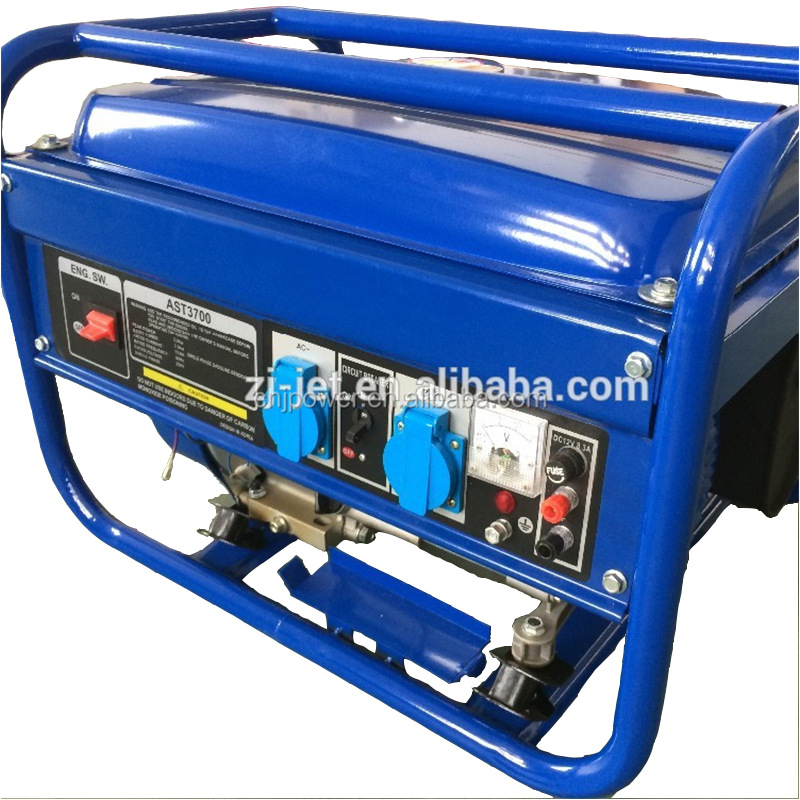 汽油发电机2/3kw外贸批发风冷应急发电工程施工家庭备用农业生产