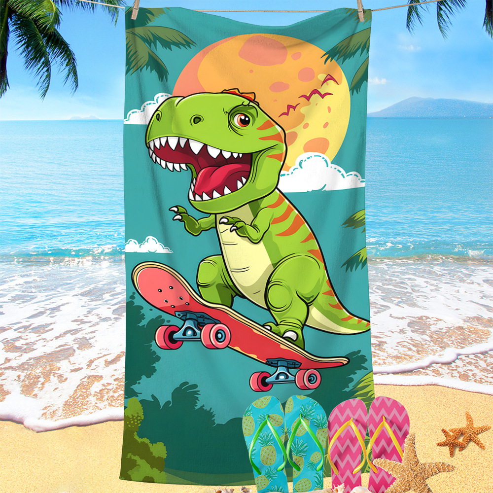 Toalla de playa de microfibra caliente de Amazon Toalla de baño absorbente de mariposa súper grande transfronteriza Towel engrosado