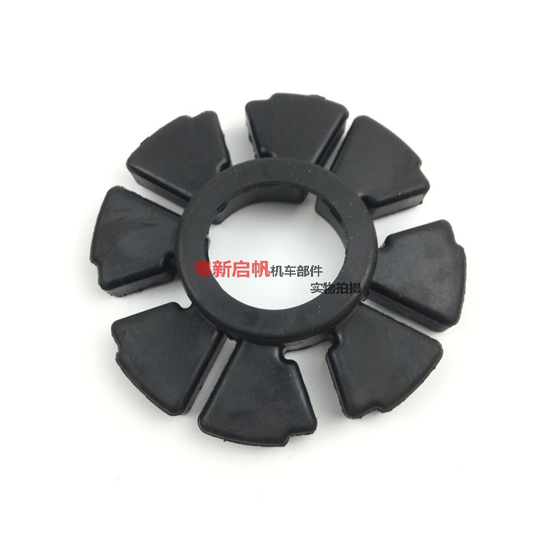 Motorcycle rear wheel cushioning rubber GN125 wheel hub rubber GS Leopard T Prince Blade Street Bike crankshaft rubber universal cushioning rubber