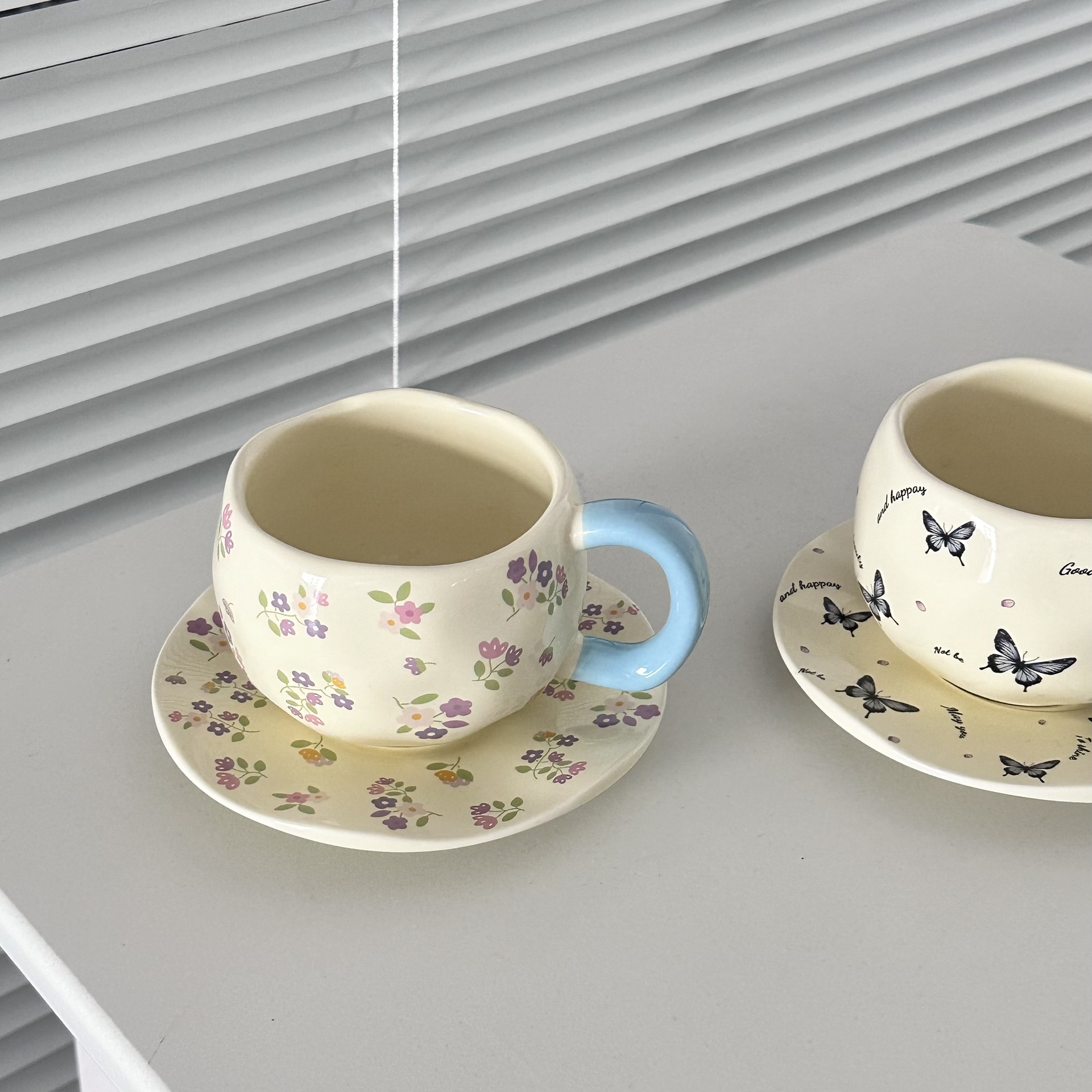 Luxury And Sophisticated Mug With An Instagram-style Aesthetic, Suitable Afternoon Tea, Summer Gift, Ceramic Cup For_voghion.com