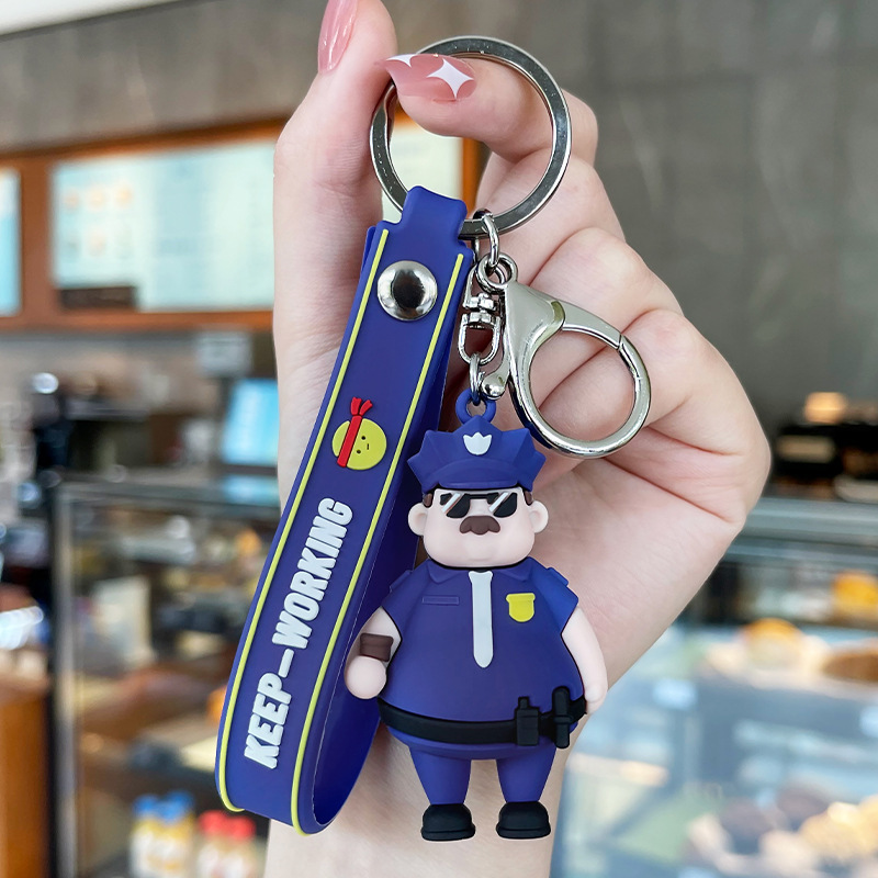 Venta directa de fábrica llavero colgante pequeño muñeca tridimensional llavero de coche mochila escolar colgante puesto al por mayor productos pequeños