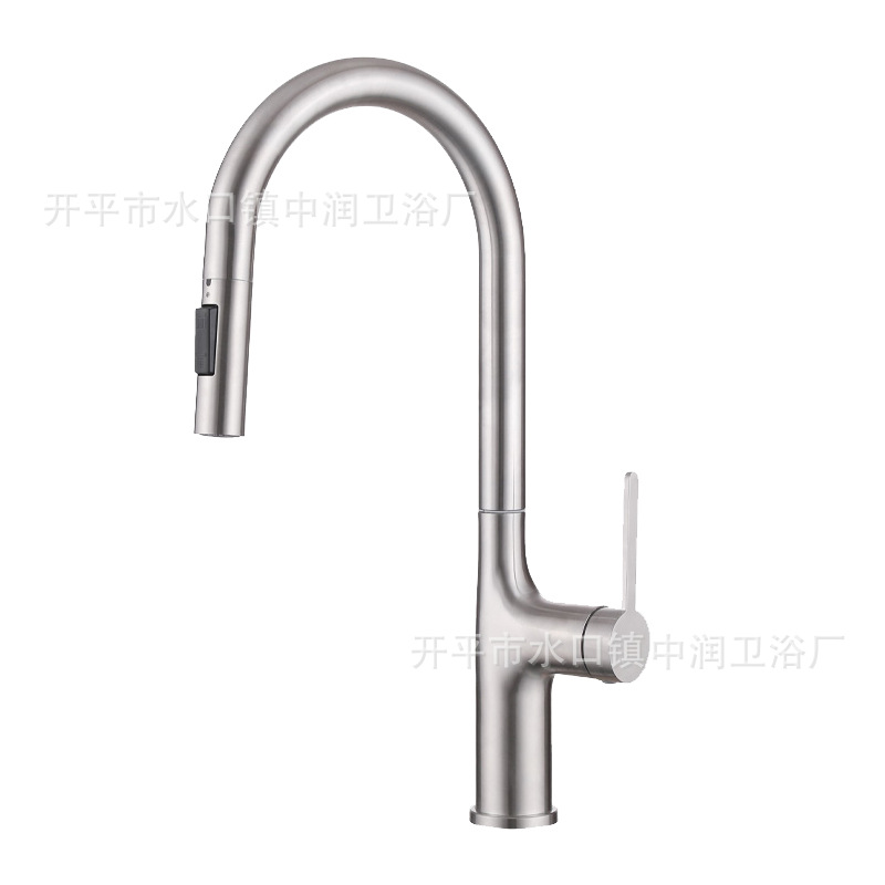 Grifos de extracción de agua de cascada de lluvia volante Grifos de fregadero de cocina Grifos de acero inoxidable Grifos de lavabo de verduras