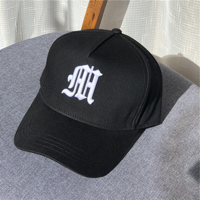 大号棉布音符高顶棒球帽子 四季大码鸭舌帽男女春夏季五片定制|ru