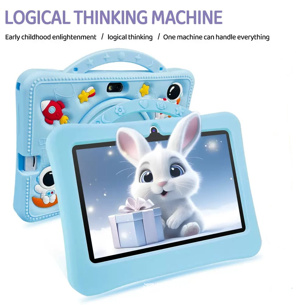 Cross-Border Foreign Trade Wholesale Children's 7inch Tablet Computer iPad Learning Machine Android Game Console Hd Screen Smart Device