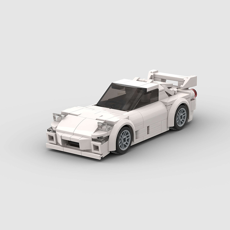 RX7 racing sports car moc compatible Lego small particles children's toys DIY blocks MOC puzzle technology wholesale