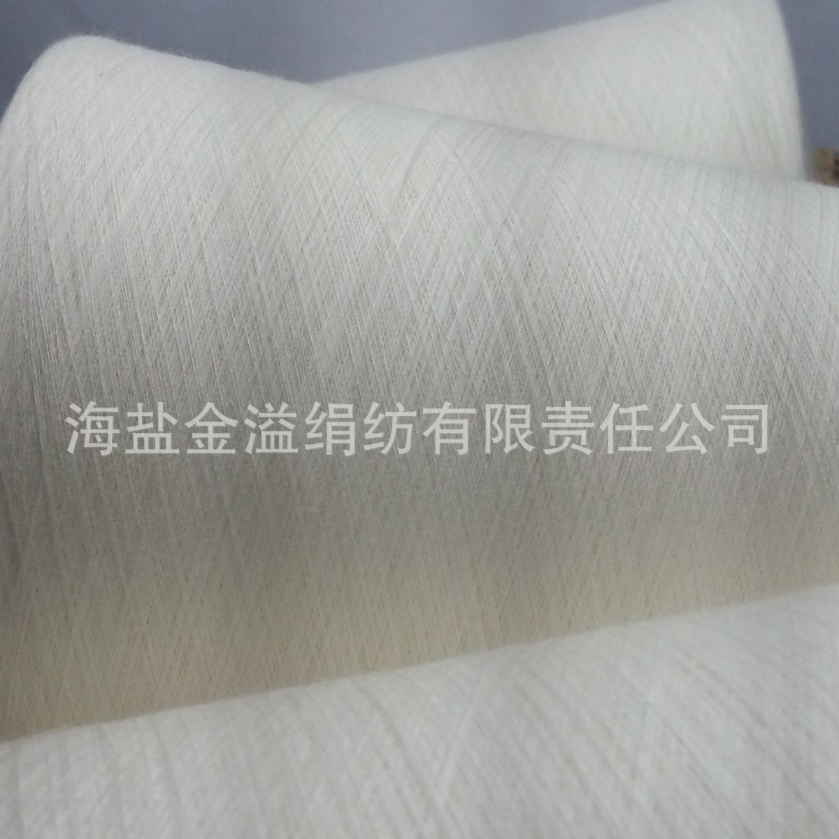 40s/1 绢丝天丝混纺纱 本白  天丝绢丝混纺纱