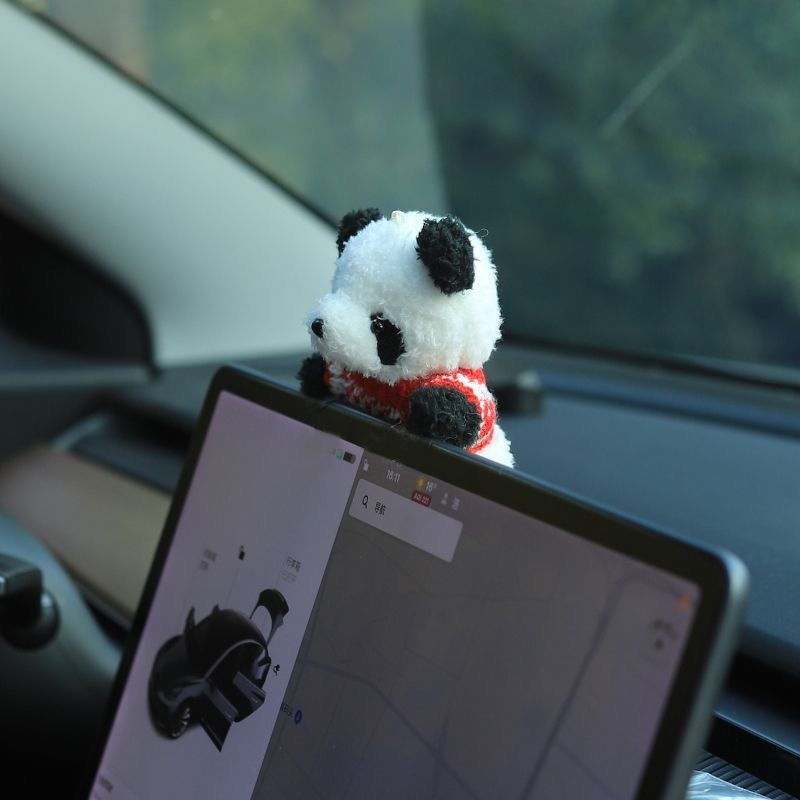Ping An Joy Panda Pantalla de control central de automóviles Decoración de automóviles Decoración de automóviles Pantalla de control central Muñeca