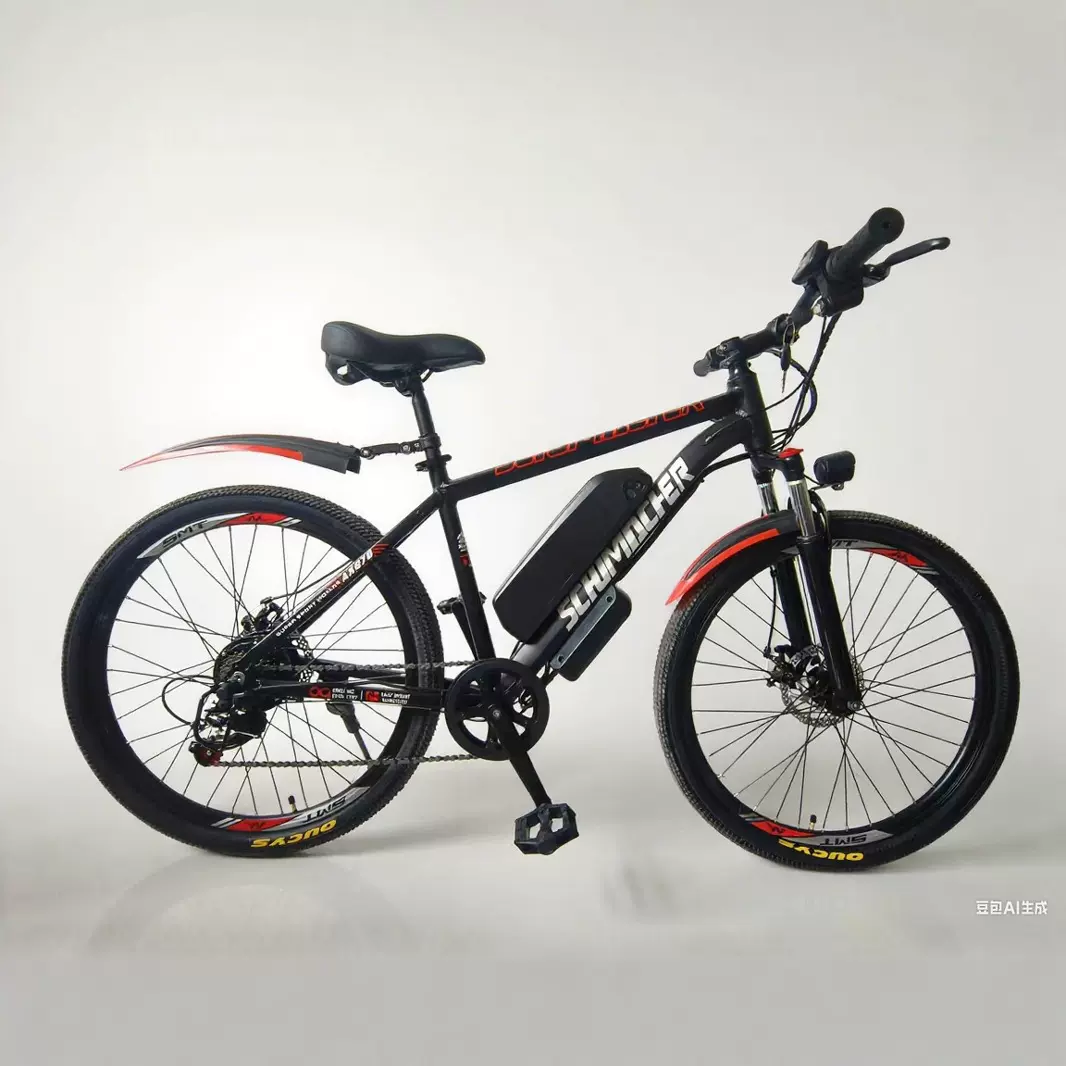 跨境出口26寸电动山地自行车成人越野电动车锂电助力电瓶单车