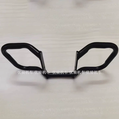 Suitable for Kawasaki W400 W650 W800 Modified Bumper, Insurance Frame, Anti-Fall Guard, Engine Guard (Motorcycle bumper) - guardrail-matte-black