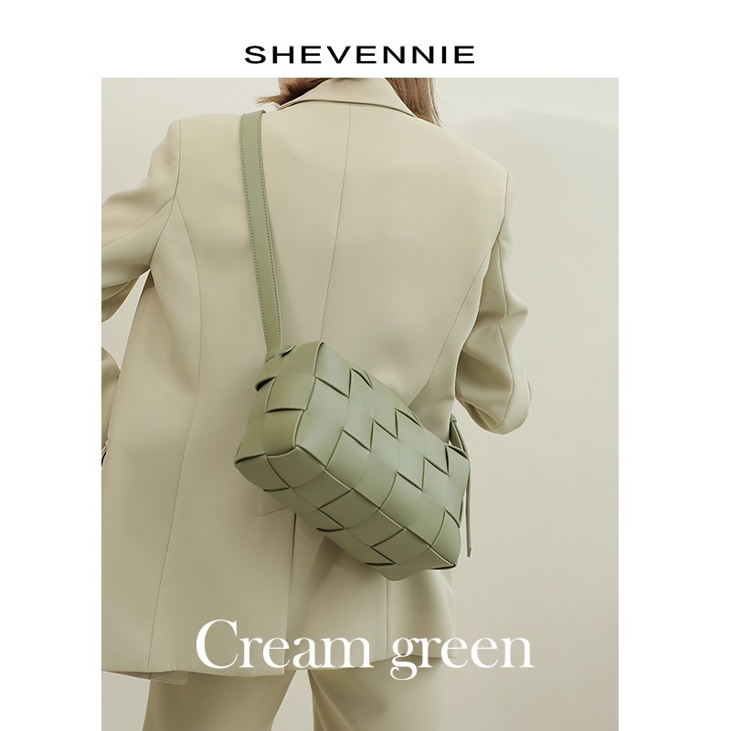 Niche Cowhide Shoulder Square Tote Bag Large Capacity Crossbody Bag Casual Women's Fashion Versatile Handbag Retro - Thumbnail 2