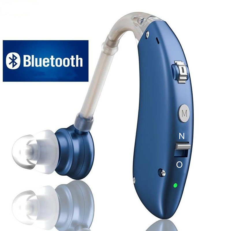2023 New Bluetooth Hearing Aid Rechargeable BTE Elderly Hearing Health Cross-border Best Seller